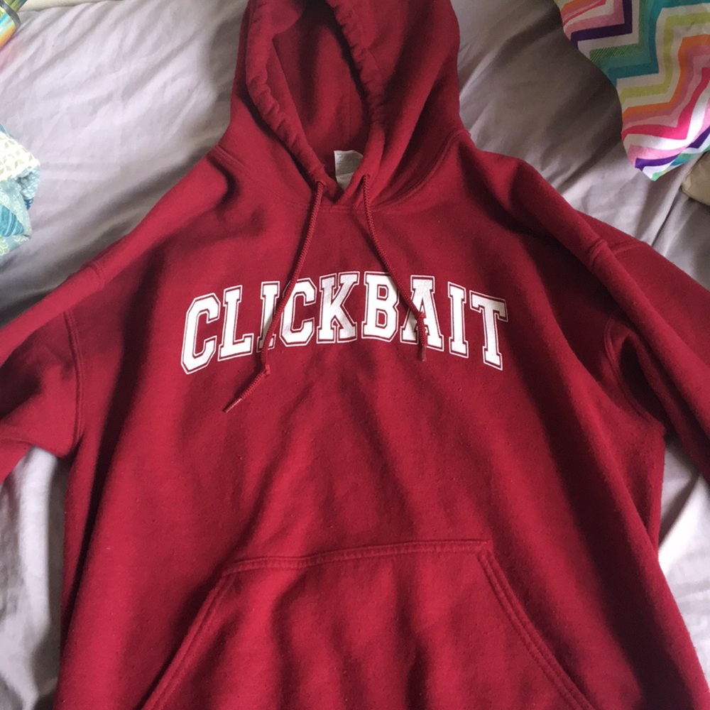 ORGINAL RARE david dobrik clickbait hoodie merch